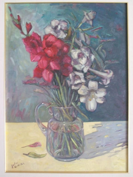 Jarra con Flores