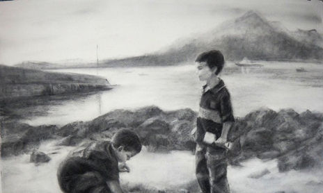 paisaje con figura