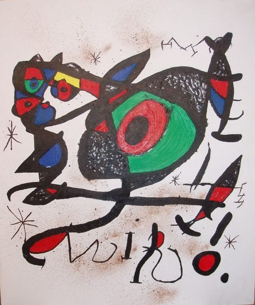 REPLICAS DE LIENZO Y OLEO DE JOAN MIRO