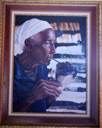 Amparo y su pipa