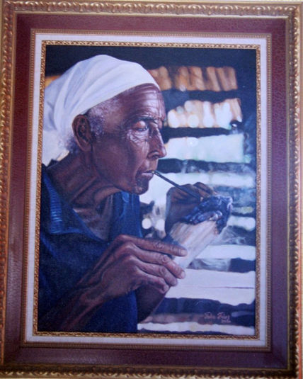 Amparo y su pipa