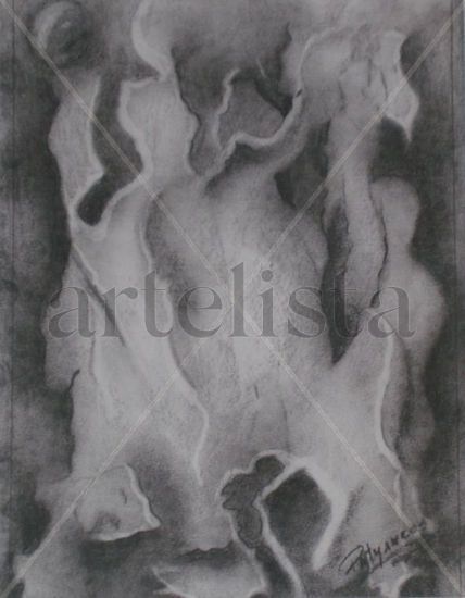 De la serie Fragmentos Charcoal