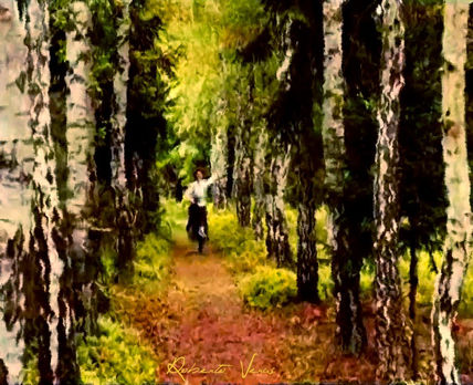 Caminata en el bosque