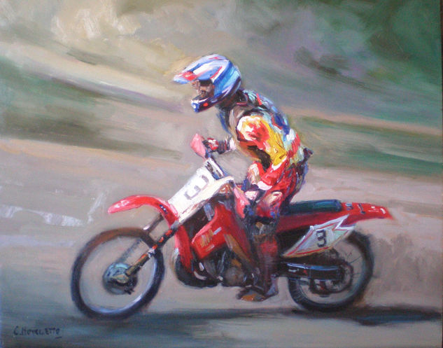 Motocross II Oil Panel Sports