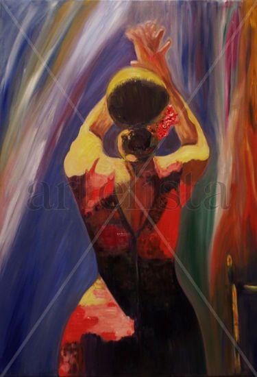 Alegría Oil Canvas Figure Painting