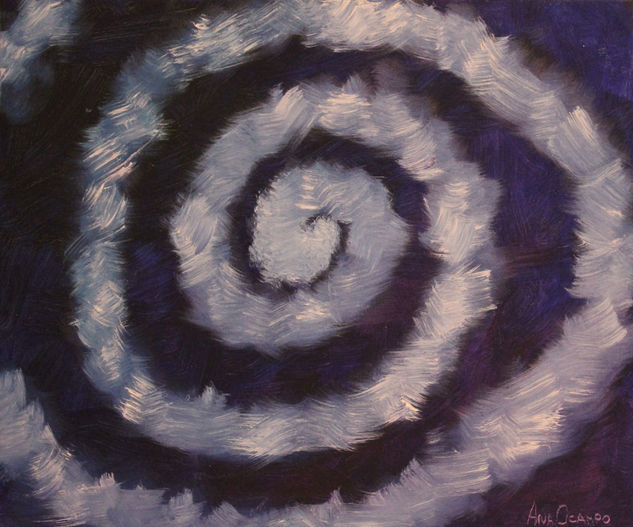 Espiral hacia la luz Oil Canvas Others