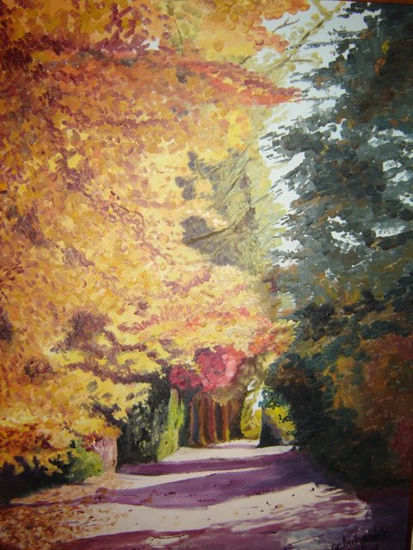 otoño Oil Canvas Landscaping