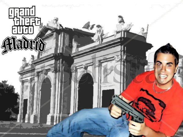 Montaje tipo GTA6 Madrid 