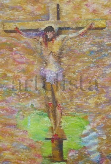 jesus crucificado Oil Canvas Landscaping