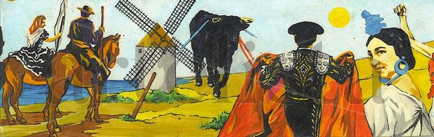 acuarela españa