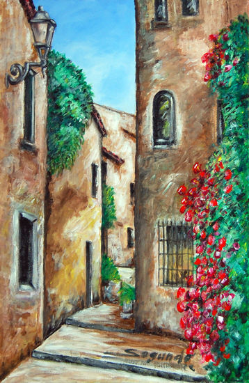 PALS (GERONA) Acrylic Canvas Landscaping