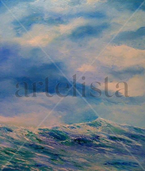 LA MAR Oil Canvas Marine Painting