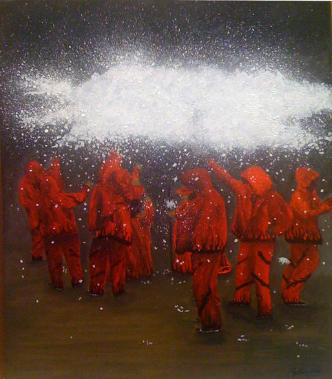 DIABLOS DE VILA-SECA 2 Acrylic Canvas Others