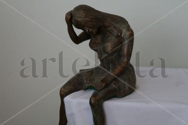 Meditando.... Bronce Figurativa