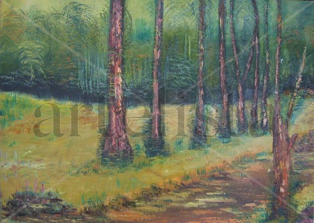 Mi Bosque..... Oil Canvas Landscaping