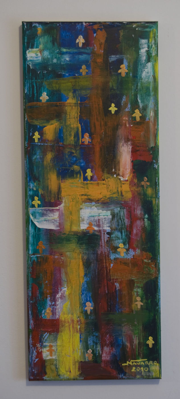 "Niños mirando por la ventana"