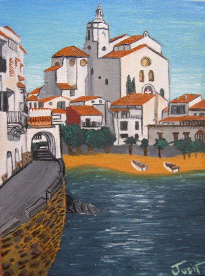 Port Doguer Óleo Lienzo Paisaje