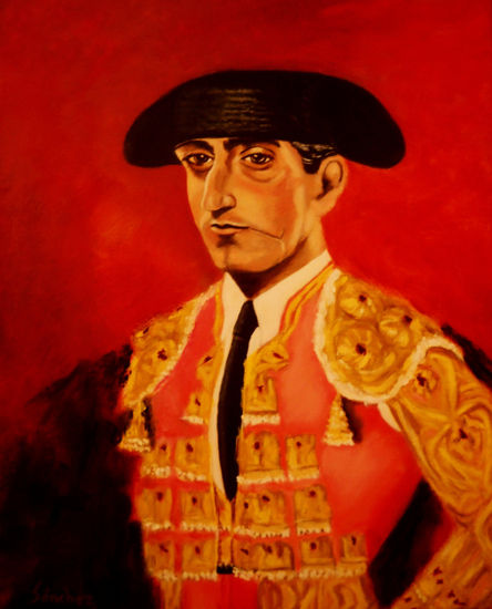 MANOLETE  IV CALIFA DE CORDOBA Oil Canvas Portrait