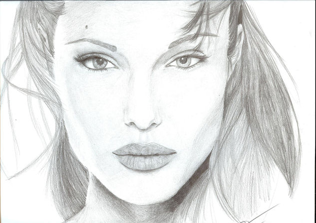 Angelina Jolie Pencil