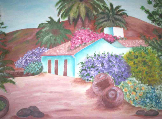 Casa linda Oil Canvas