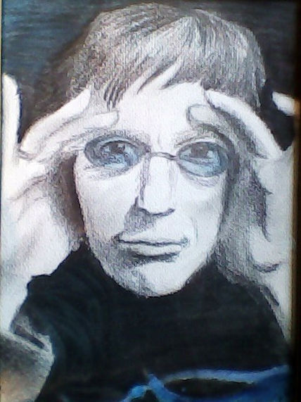 Retrato de Robin Gibb