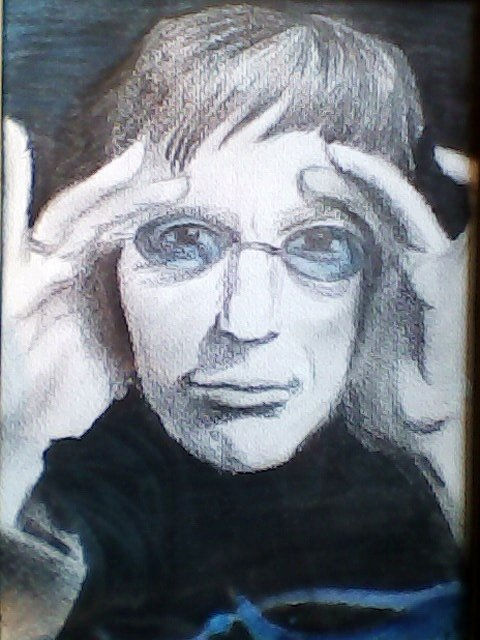 Retrato de Robin Gibb