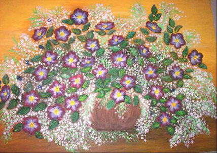 Jarrón con flores