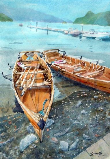 WINDERMERE  (Inglaterra) Watercolour Paper Marine Painting