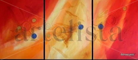 Triptico abstracto