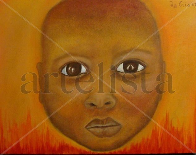 haiti 1 Oil Canvas Portrait