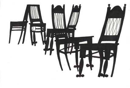 Sillas negras