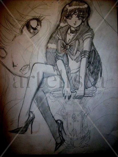 sailor mars Charcoal