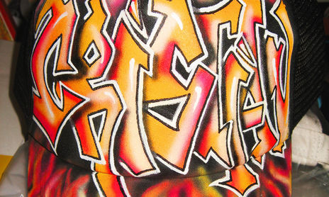 Gorras pintadas a mano