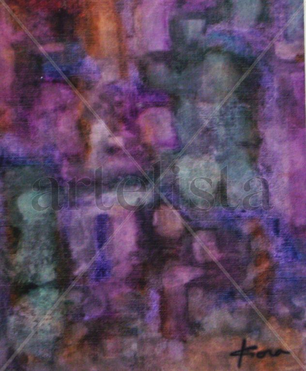 Expressió en violeta 90