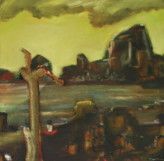 Costa 3 Oil Canvas Landscaping