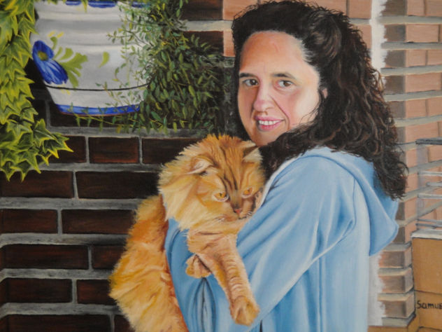 mayte y el gato