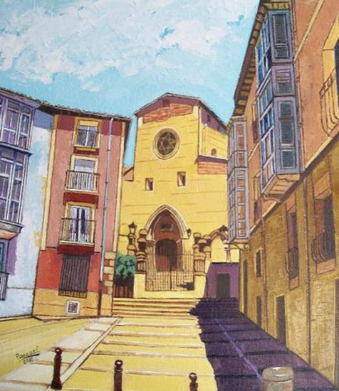 San Gil (Burgos) Oil Panel Landscaping