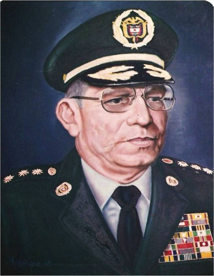 Retrato al Oleo - Gral. Samudio Molina 