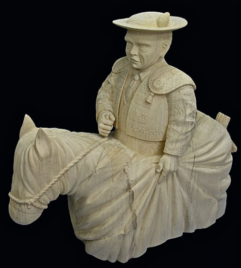 EL PICADOR Wood Figurative