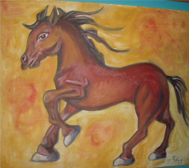 Mi pequeño Caballete Oil Canvas Animals