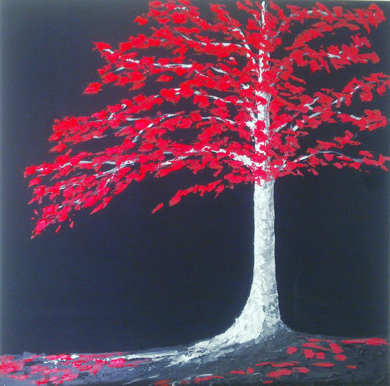 rojo Acrylic Canvas Landscaping