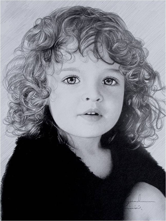 RETRATO EN BLANCO Y NEGRO