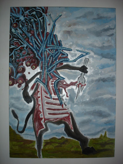 CANIBALISMO Y RENCARNACION Oil Canvas Landscaping