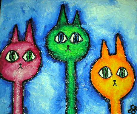 TRES Oil Canvas Animals