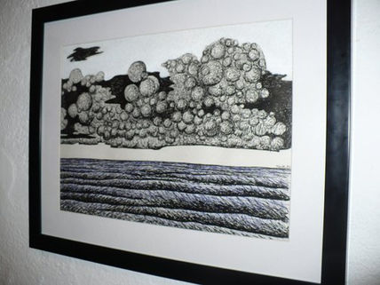 Nubes y mar