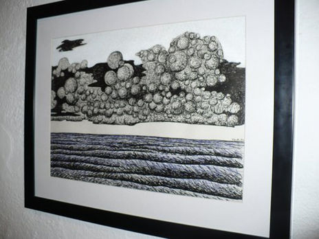 Nubes y mar