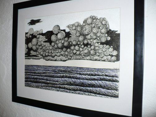 nubes y mar