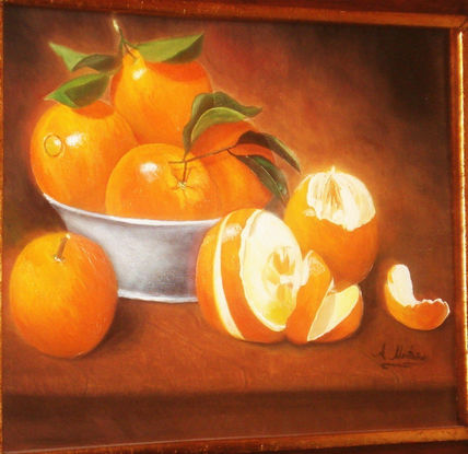 Bodegón de Naranjas