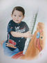 Niño en carrusel