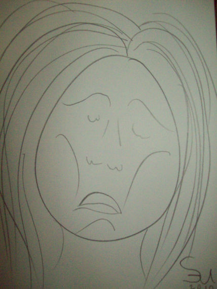 Un rostro desencajado